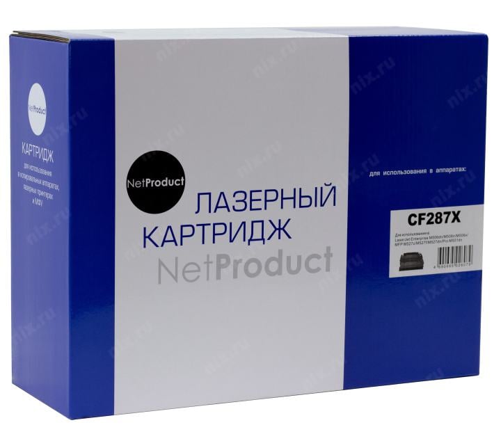 Картридж NetProduct N-CF287X, для HP LJ M501dn/M506dn/M527dn, 18K
