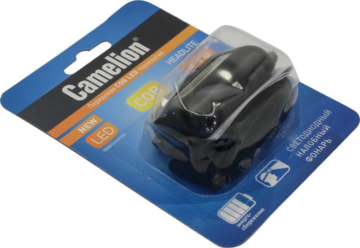 Фонарь Camelion <LED5355> (налобный, 1  светодиод,  3xAAA)