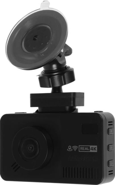 Видеорегистратор с радар-детектором TrendVision DriveCam Real 4K Signature LNA 2CH GPS ГЛОНАСС черный