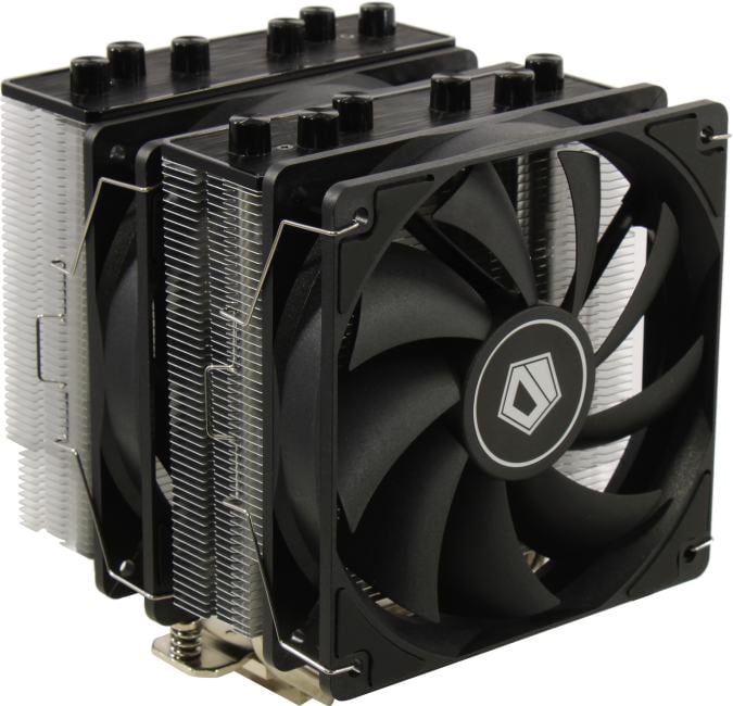 ID-Cooling <ID-CPU-SE-206-XT>  (4пин,115x/1200/1700/AM4/AM5, 15.2-35.2дБ,700-1800об/мин, Al+тепл.трубки)