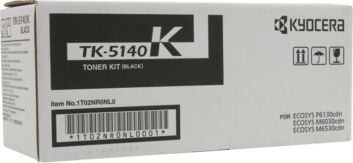 Картридж лазерный Kyocera TK-5140K для Kyocera ECOSYS P6130cdn/M6030cdn/M6530cdn, черный, 7000 стр.