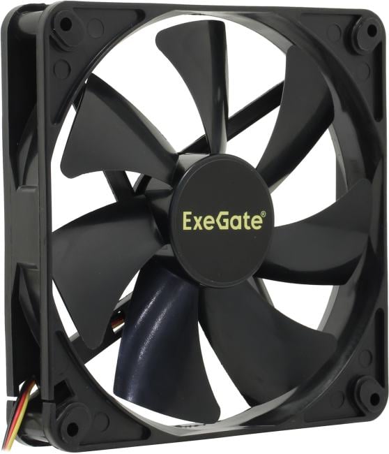 Exegate EX241638RUS Вентилятор ExeGate Mirage-S 140x140x25 подшипник скольжения, 1200 RPM, 25dB, 3pin