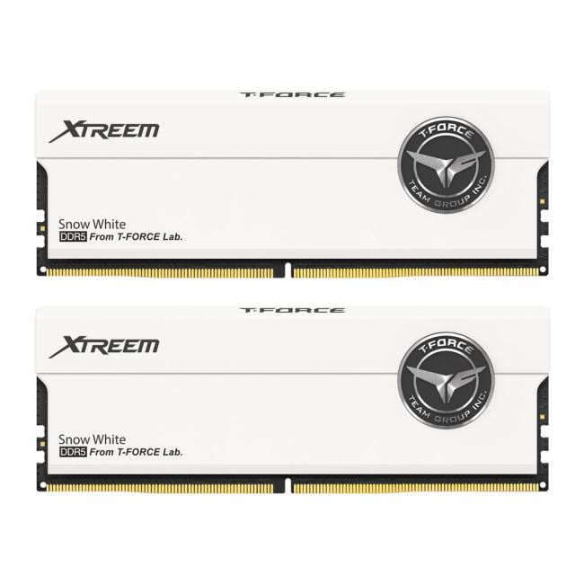 DDR5 TEAMGROUP T-Force Xtreem 32GB (2x16GB) 7200MHz CL34 (34-42-42-84) 1.40V /  FFWD532G7200HC34ADC01 / White