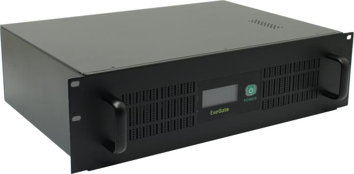 UPS 1500VA Exegate ServerRM <UNL-1500> <EP285776RUS> Rack Mount 3U, защита  телефонной линии/RJ45, USB