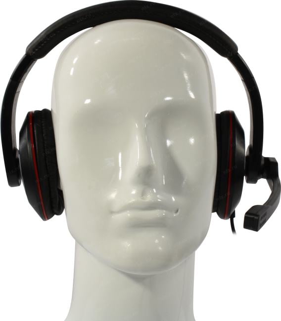 Наушники с микрофоном Ritmix RH-516M (с регулятором громкости,  шнур  3м)