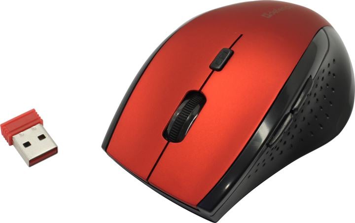 Мышь беспроводная 2.4G(USB-адаптер) оптическая 5+кн.колесо 800-1600dpi черно-синяя ACCURA MM-365 52366 DEFENDER