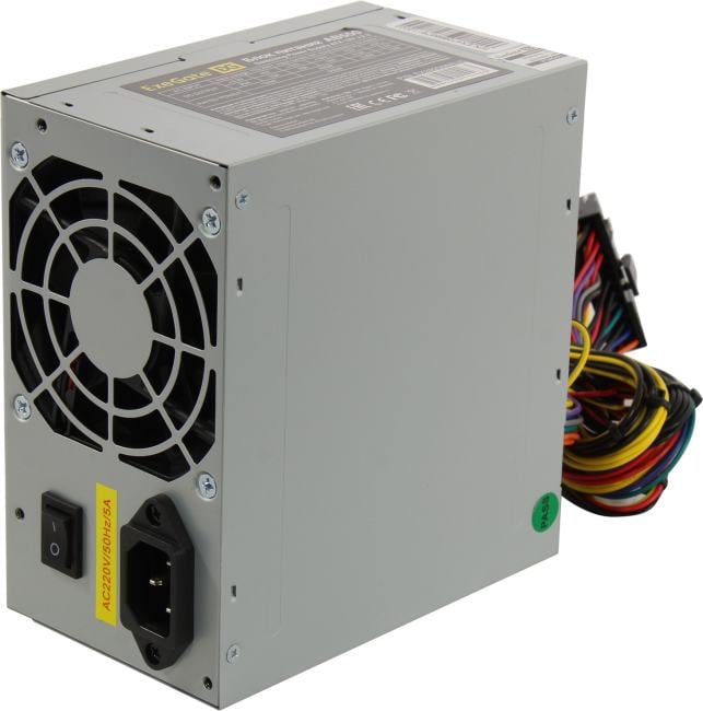 Exegate EX282066RUS-PC Блок питания 550W ExeGate AB550 (ATX, PC, 8cm fan, 24pin, 4pin, 3xSATA, 2xIDE, кабель 220V в комплекте)