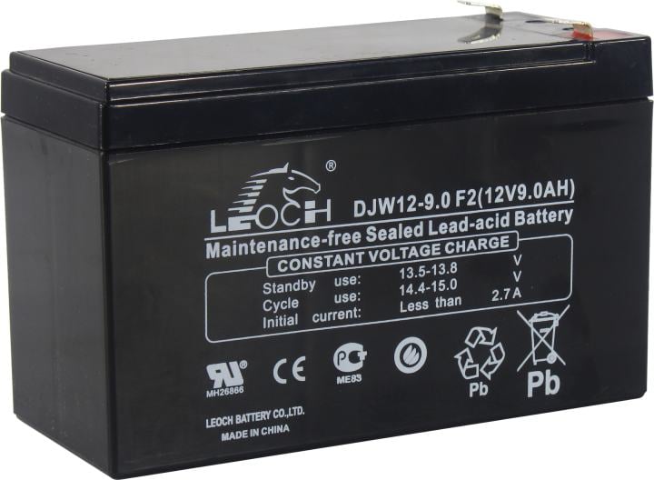 Аккумулятор Leoch/Star DJW12-9.0-F2 (12V, 9.0Ah) для UPS