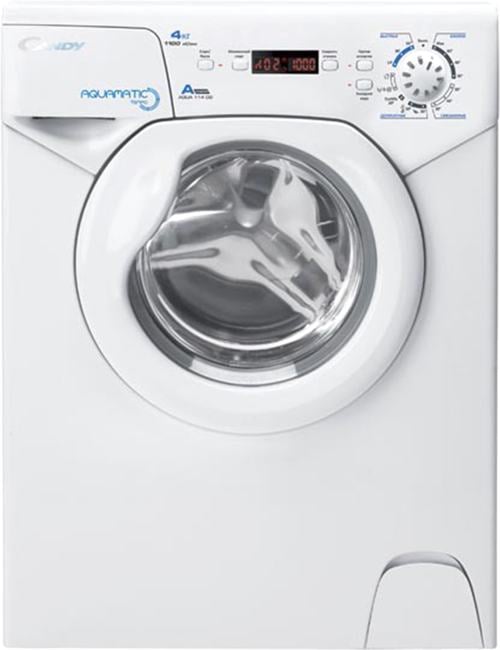 Стиральная машина Candy AQUA 114D2-07 белый, загр.фронтальная, макс.: 4 кг, 1100 об/мин, класс: А