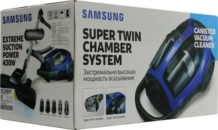 Samsung <VCC885FH3P Merlot Purple> Пылесос  (2200Вт,  2л)