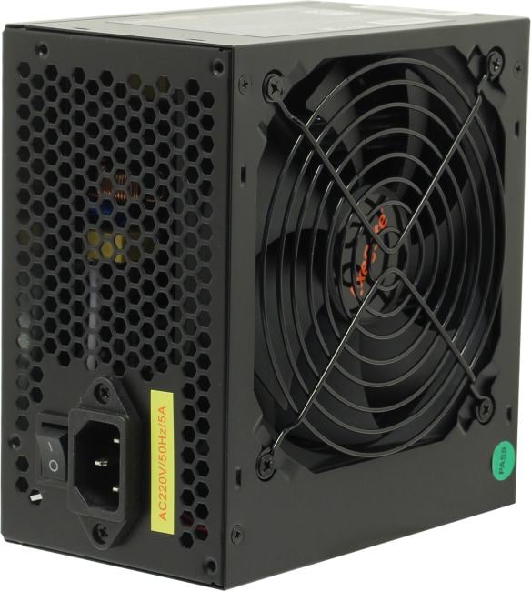 Exegate EX282046RUS-OEM-S Блок питания 650W ExeGate 80 PLUS® 650PPH-LT-S-OEM (ATX, APFC, КПД 82% (80 PLUS)SC, 12cm fan, 24pin, (4+4)pin, PCIe, 5xSATA, 3xIDE, black, кабель 220V с защитой от выдергиван