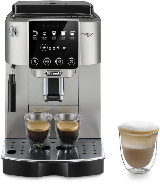 Кофемашина DeLonghi ECAM220.30.SB серебристо-черный, исп. кофе - зерновой/молотый, 1.8 л, 1450 Вт, 15 бар