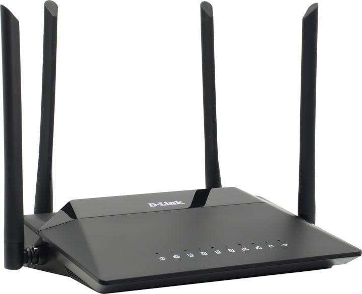 D-Link <DIR-853 /URU/R3A> Wireless AC1300 Gigabit Router (4UTP  1000Mbps,  1WAN,  802.11a/g/n/ac,USB, 4x5dBi)