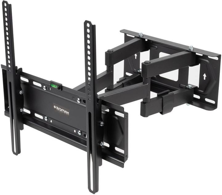 Kromax <PIXIS-L-2 Black> Наклонно-поворотный  кронштейн  (VESA75-400,  22-65", 50кг)