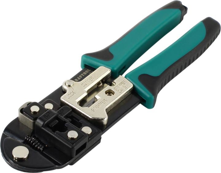 KRAFTOOL <22699> Инструмент для  обжима коннекторов RJ-45/12/11