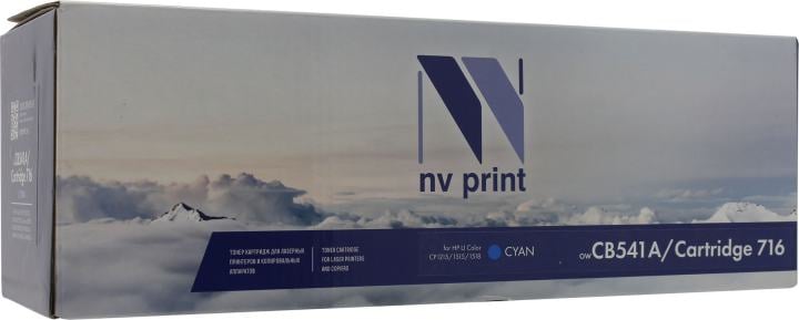 Картридж NV-Print аналог CB541A/Cartridge716 Cyan для HP LJ CM1312/CP1215/1515/1518, Canon MF8030CN/8050CN
