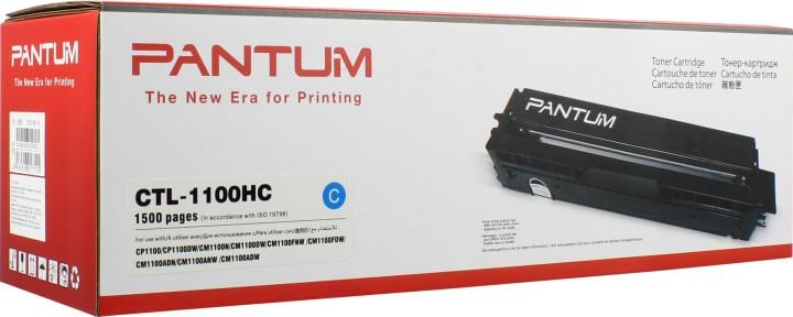Тонер-картридж Pantum CTL-1100HC Cyan  для  CP1100/CP1100DW/CM1100N/CM1100FDW