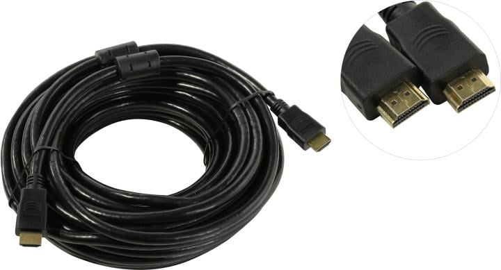Exegate <EX-CC-HDMI2-15.0F> Кабель HDMI to HDMI (19M -19M) ver2.0 15м  2 фильтра <EX287727RUS>