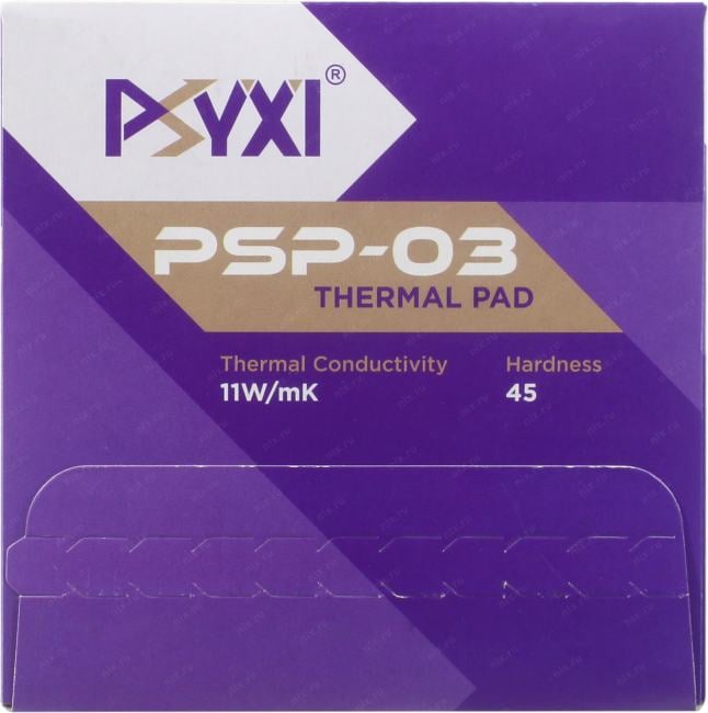 Термопрокладка PSYXI PSP0310010010, 100×100×1.0мм, 11 Вт/мК