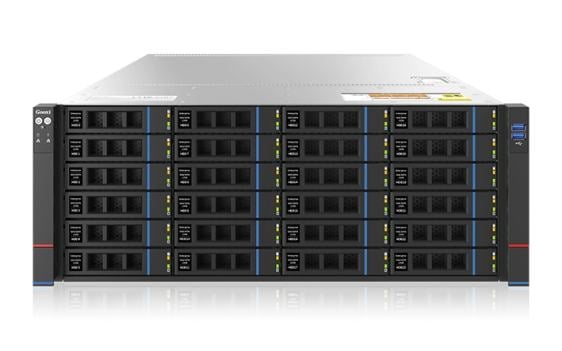Платформа системного блока Gooxi SR401-D24RE-G2 AMD Genoa 4U Expander Backplane 24_2.5/3.5 SAS/SATA Hard Drive Bay Server Barebone + 800W батарейка CR2032 не установлена