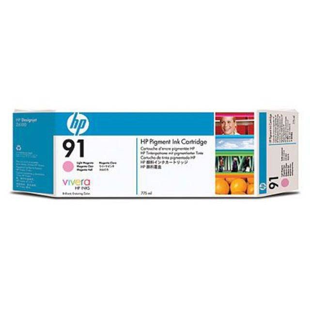 Картридж HP 91 Light Magenta Pigment для Designjet Z6100 Photo Printer 775-ml ( C9471A )