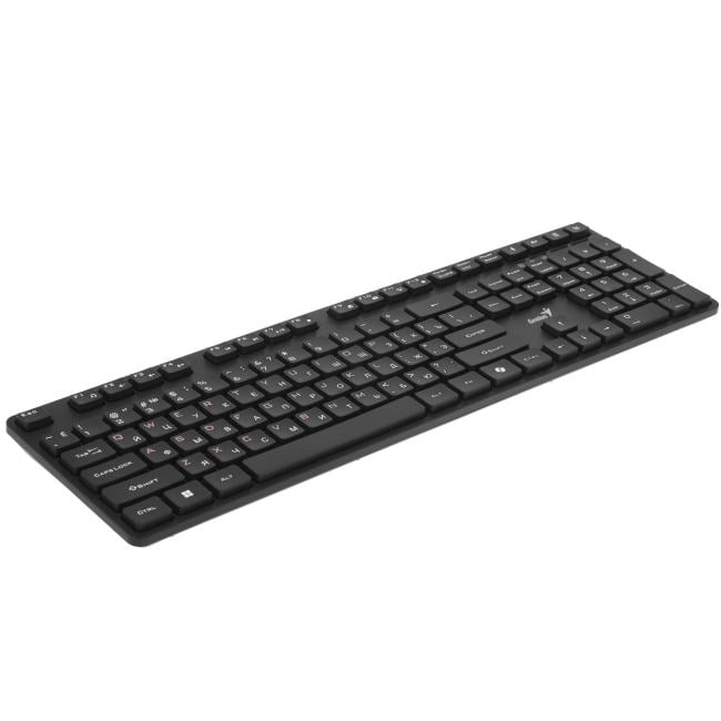 Genius 31340018402 Комплект беспроводной Genius KM-8216S (клавиатура KM-8216S/K + мышь Ergo 8100S ), черный