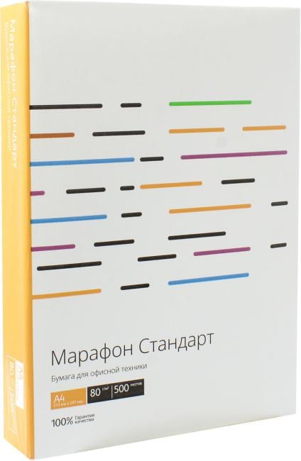 Бумага Марафон Стандарт 450L90649, A4, 80г/м2, 500л