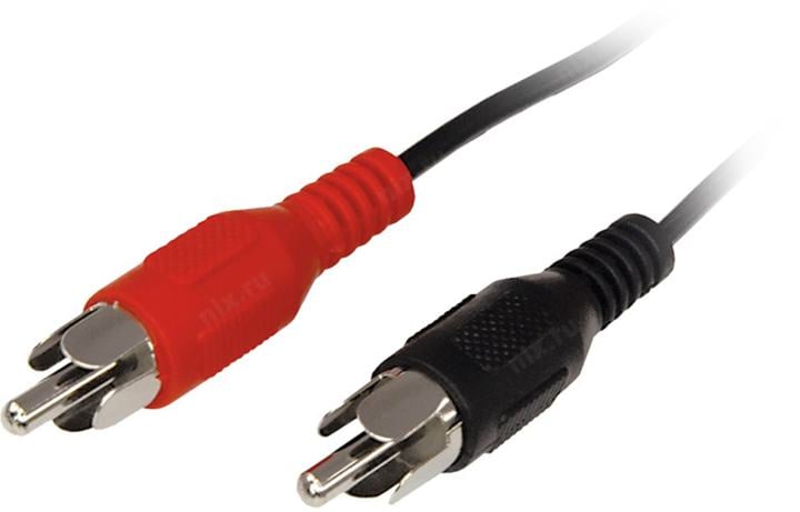 Кабель 2xRCA(M)-2xRCA(M), 3м, черный REXANT (17-0105)