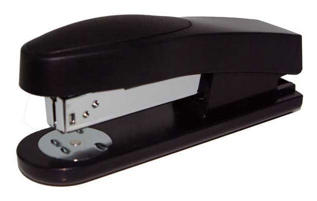 Степлер Kw-Trio 5510BLCK Halfl-strip Trio 24/6  26/6  (20листов)  черный 150скоб