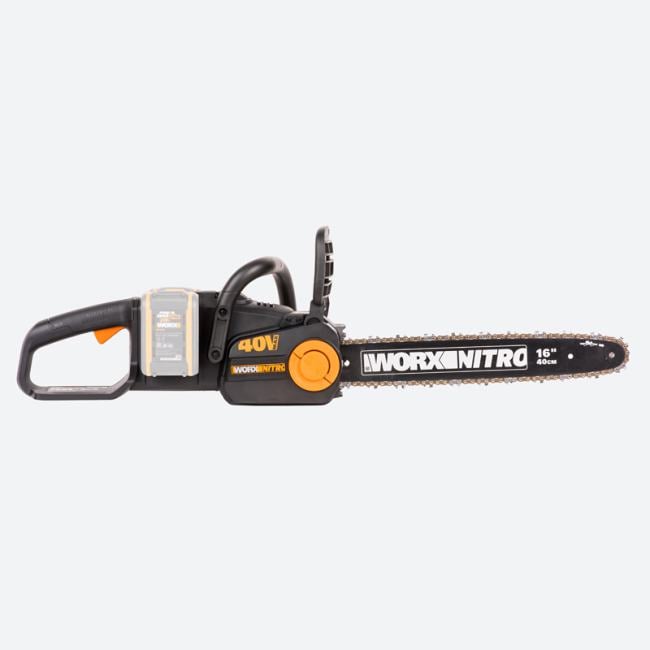 Worx WG385E.9 Цепная пила аккумуляторная WORX NITRO WG385E.9, 40В 40cm бесщеточная, без АКБ и ЗУ