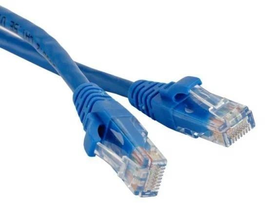 Патч-корд TWT TWT-45-45-10-BL, UTP Cat5e, 10 м, синий