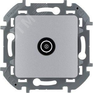 Legrand/Daccord INSPIRIA Алюминий Розетка TV - проходная - 14 дБ - 5-862 мГц.