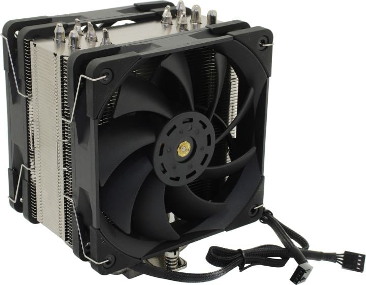 Thermalright <TRUE-SPIRIT-120 rev.B Plus> Cooler  (4пин, 1155/2011/2066/AM4, 29.6дБ,1850об/мин,Cu+тепл.трубки)