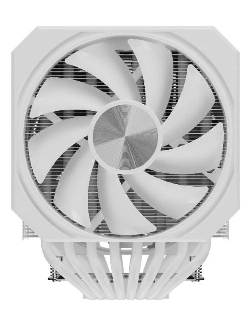 upHere UP2TC8 White / 8HPx6mm, 280W TDP, dual tower, 2x120mm fans, 600-1650RPM, 68 CFM, 25dBA, ARGB cover / UP2TC8