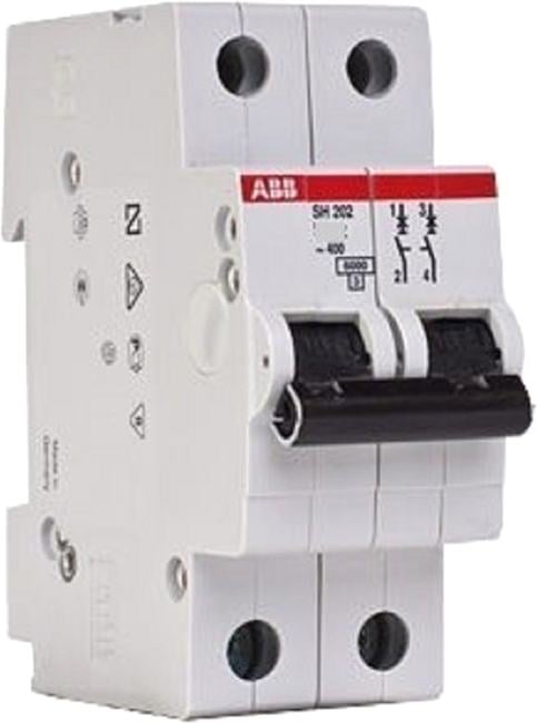 Выключатель автоматический ABB 2CDS252001R0504, 2P, C, 50А, 6кА