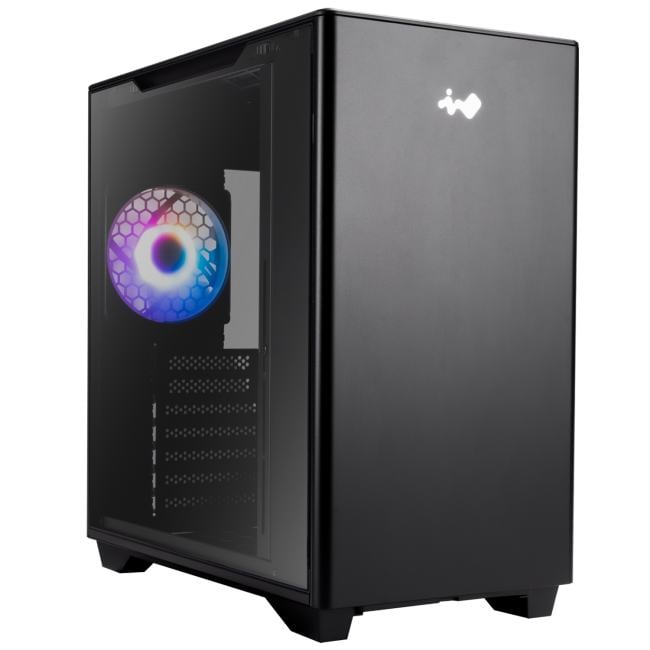 6194845 INWIN CF19 (A5) U3*2+Type C*1+A(HD), glass side panel, AM120S fan*5pcs (BLACK)