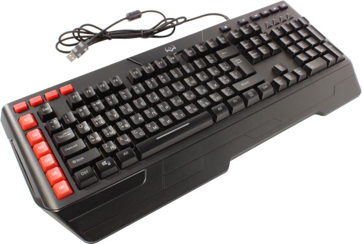 Клавиатура SVEN Wireless KB-E5300W Graphite <USB>  109КЛ,  беспроводная
