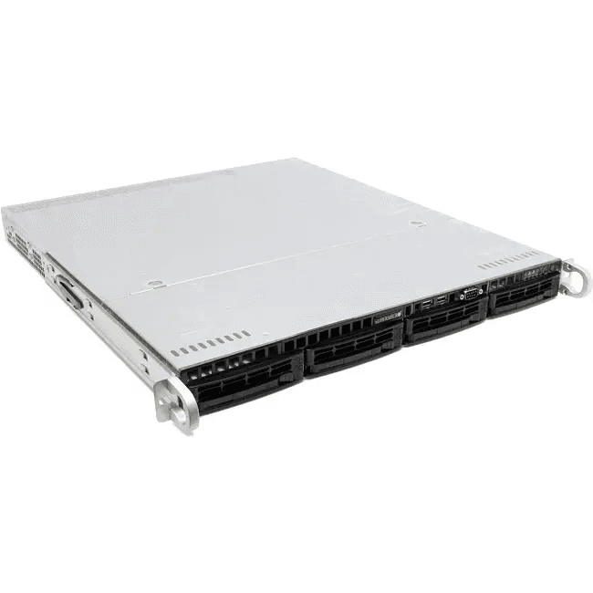 (Z0976711) (ТХП) Сервер 1U: EPYC 7402/ 2x32 Гб/ 2x16 Тб SATA/ 2x960 Гб NVMe SSD/ 2x2 Тб SATA SSD/ 2 x 1 Гбит/