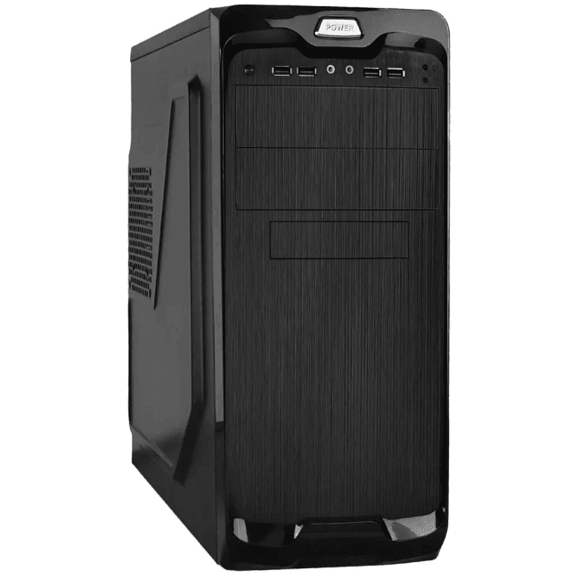EX299340RUS Miditower ExeGate UN-604-UNS500 (ATX,БП UNS500  с вент. 12см,2*USB+2*USB3.0,аудио,черный)