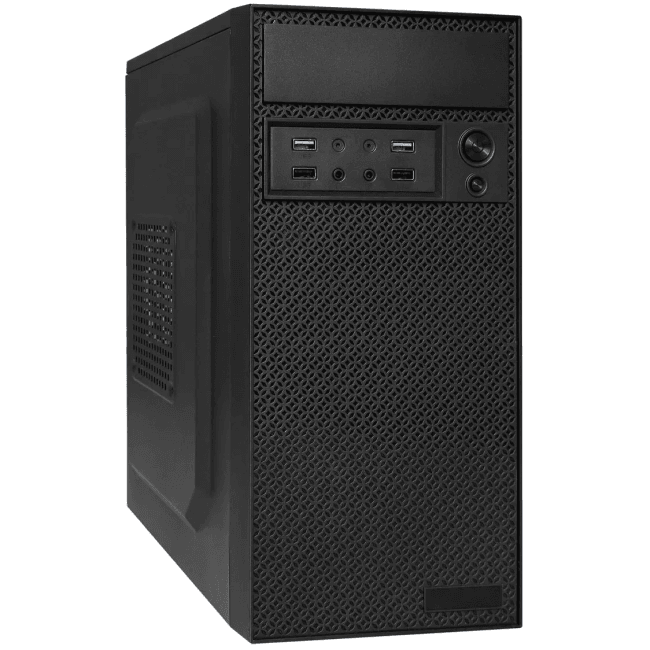 EX299135RUS Корпус Minitower ExeGate BAA-109U2-AA500 (mATX,БП AA500  с вент. 8см,2*USB+2*USB3.0,аудио,черный)