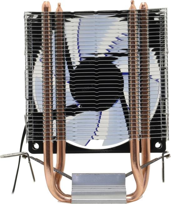 Exegate EX286297RUS Кулер ExeGate Wizard EXX200-PWM.BLUE (Al+Copper, 2 тепл.трубки, LGA775/1150/1151/1155/1156/1200/1700/AM2/AM2+/AM3/AM3+/AM4/FM1/FM2/754/939/940, TDP 80W, Fan 90mm, PWM, 800-2400RPM