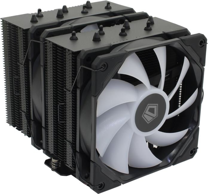 ID-Cooling <ID-CPU-SE-207-XT-ARGB>  (4пин,  115X/1200/1700/2011/2066/AM4/AM5,30.5дБ,500-1500об/мин,Al+тепл.трубки)