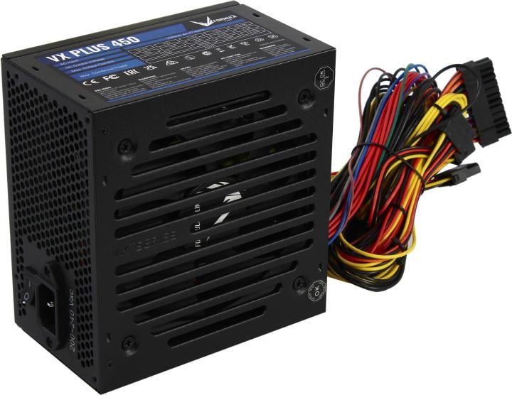 Блок питания Aerocool ATX 450W VX PLUS 450W (20+4pin) 120mm fan 2xSATA RTL
