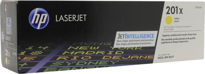 Тонер-картридж HP CF402X, желтый, для M252/M274/M277, 2300 стр.