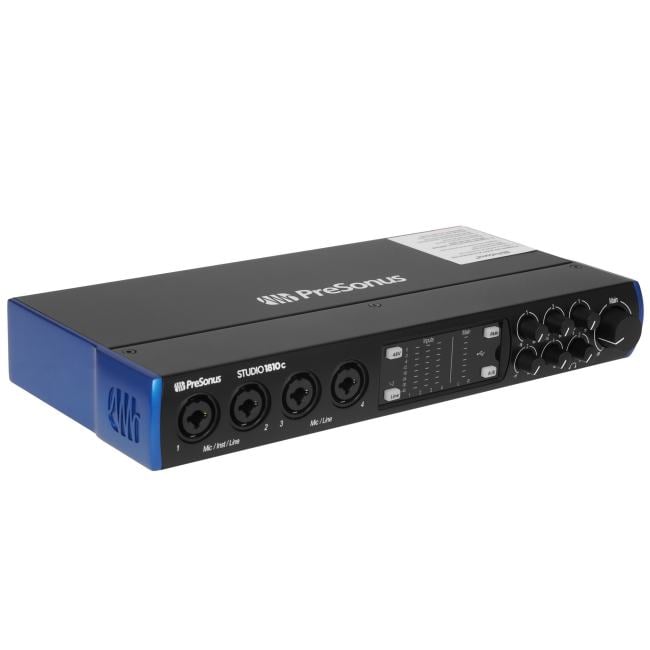 Аудиоинтерфейс USB [2777700401] Presonus [Studio 1810C] 24бит/96кГц, XLR микрофонный вход, питание +48 В, 2x 1/4 TRS ли