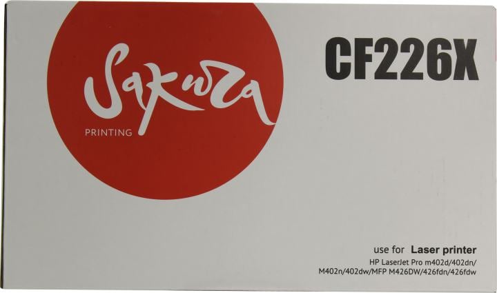 Картридж SAKURA CF226X для  HP LJ M402/426