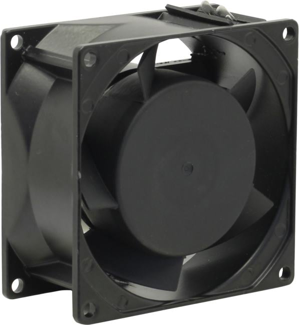 Exegate EX289000RUS Вентилятор 220В ExeGate EX08038BAT (80x80x38 мм, 2-Ball (двойной шарикоподшипник), клеммы, 2500RPM, 37dBA)