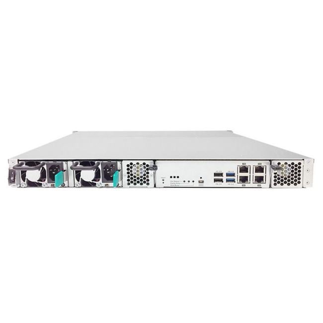 Сетевой накопитель Infortrend GSe Pro 1004RP-C 1U/4bay, supports NAS, SAN, object protocol and cloud gateway, Single controller subsystem including 4x1G iSCSI ports, 2xUSB 3.0, 2x USB 2.0, 1x4GB, 2x(PSU+FAN Module), 4x drive trays (only supports SATA drives) and 1xRackmount kit