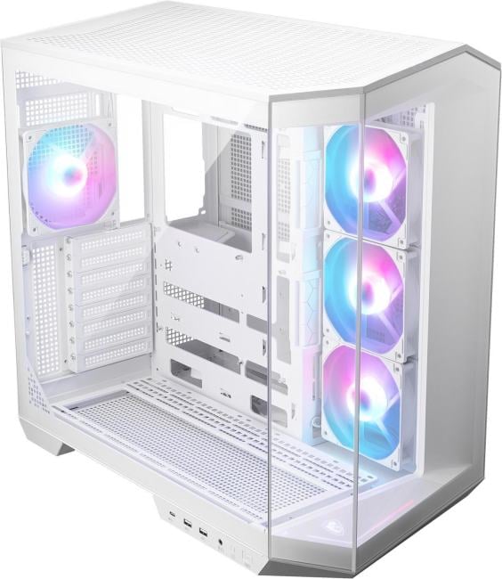 Miditower MSI <MAG Pano 100R PZ White> ATX  без БП <306-7G26W22-HH9>