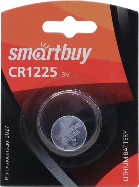 Батарейка Smartbuy CR1225/1B (12/720) (SBBL-1225-1B) (1 шт. в уп-ке)